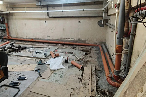 Ремонт системы водоотведения в ГАУК СО УРЦНИ