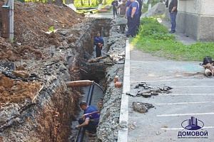 Ремонт наружной канализации МБДОУ №49 в гор. Екатеринбурге